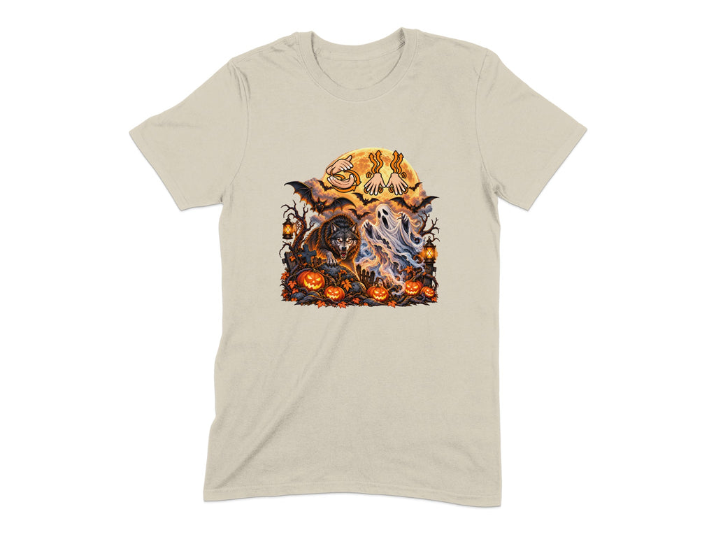 Haunted Auslan Halloween T-Shirt
