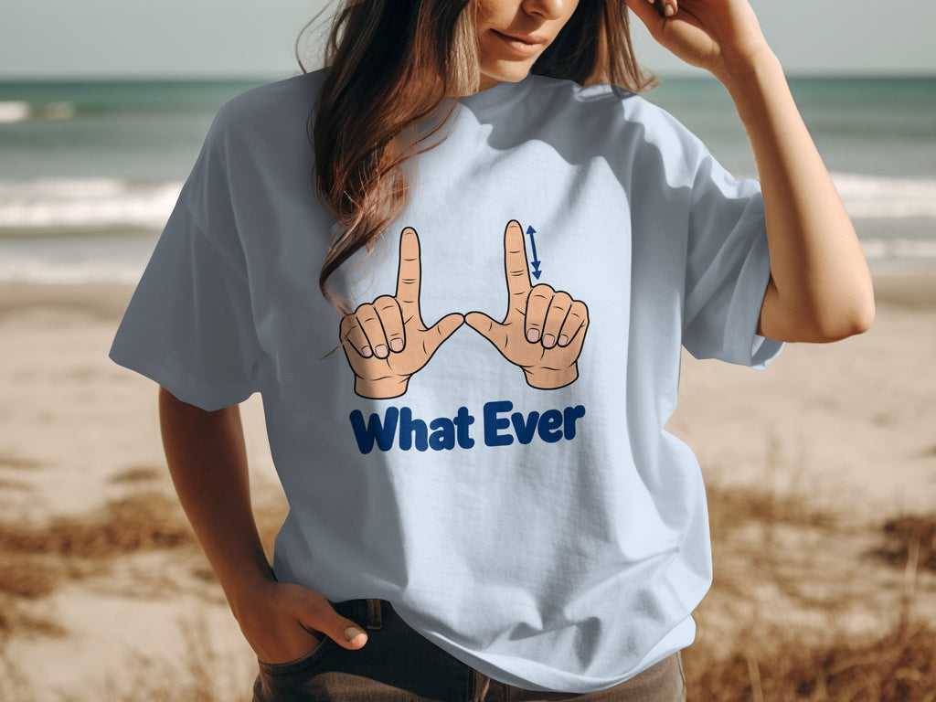 Whatever Hand Sign Graphic T-Shirt