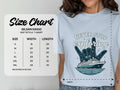Gildan 64000 softstyle t-shirt size chart with width and length measurements in inches.