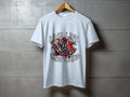 Light blue t-shirt with "Live Life Ride Hard" text and motorcycle graphic.