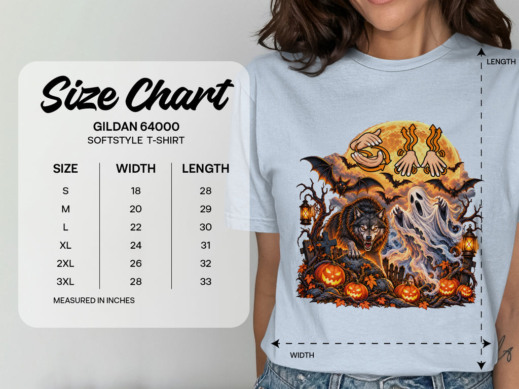 Haunted Auslan Halloween T-Shirt